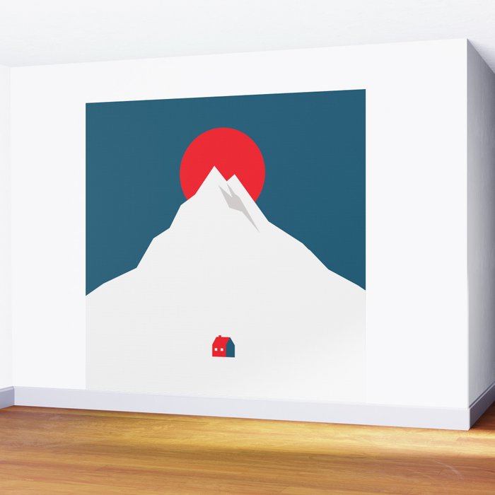 The foot of the mountain Wall Mural Gallery Image 2