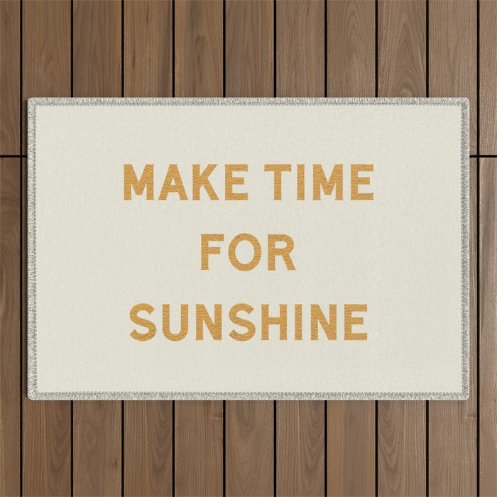 Make Time For Sunshine Outdoor Rug Gallery Image 1