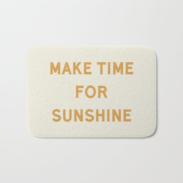 Make Time For Sunshine Bath Mat Gallery Image 1