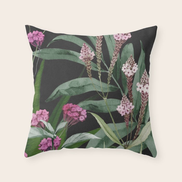 Night Garden Throw Pillow Gallery Image 6