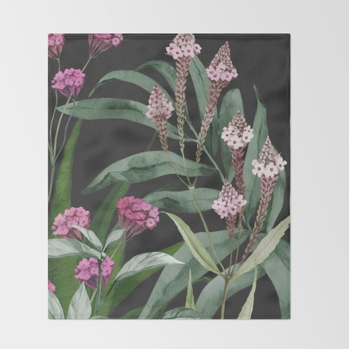Night Garden Throw Blanket Gallery Image 2