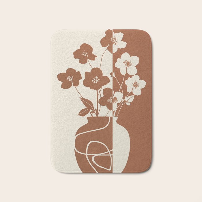 Botanical Contras 5 Bath Mat Gallery Image 1