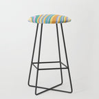 Wavy Stripes XXIV - 90s Summer Stool Gallery Image 1