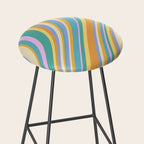 Wavy Stripes XXIV - 90s Summer Stool Gallery Image 2