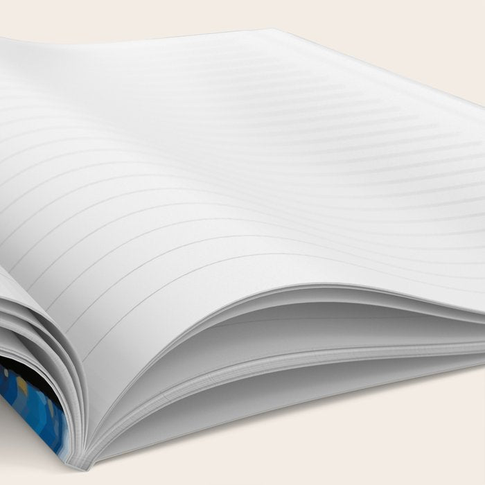 Gustav Klimt Style Kitten with Blue and Gold Dress Notebook Gallery Image 2