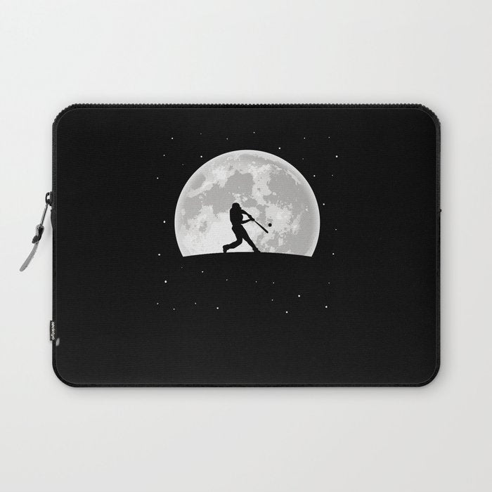Baseball Moon Laptop Sleeve Gallery Image 1