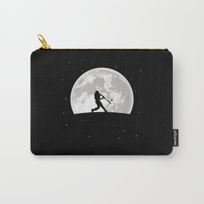Baseball Moon Carry All Pouch Gallery Image 1
