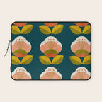 retro midcentury flower Laptop Sleeve Gallery Image 1