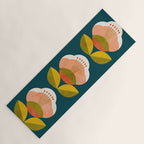 retro midcentury flower Yoga Mat Gallery Image 1