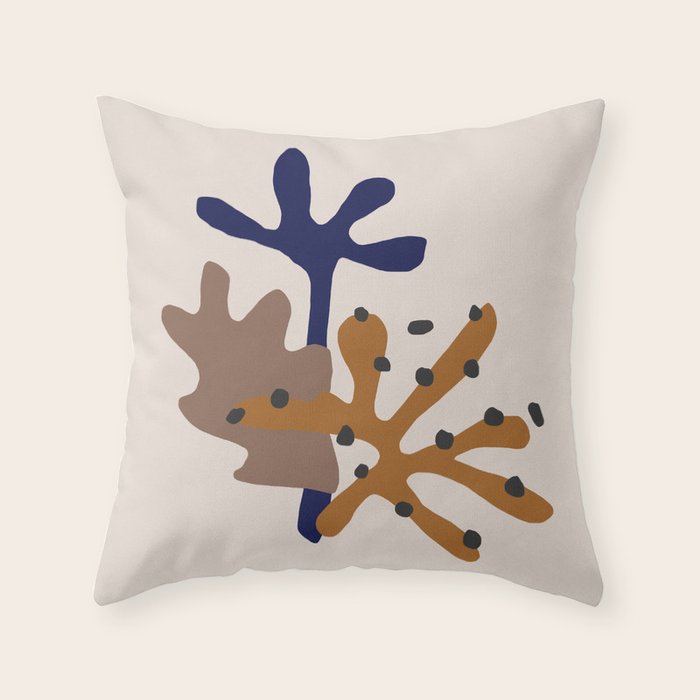 Plant Composition Throw Pillow Gallery Image 6