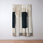 Abstract Geometric Art 52 Window Curtain Gallery Image 3