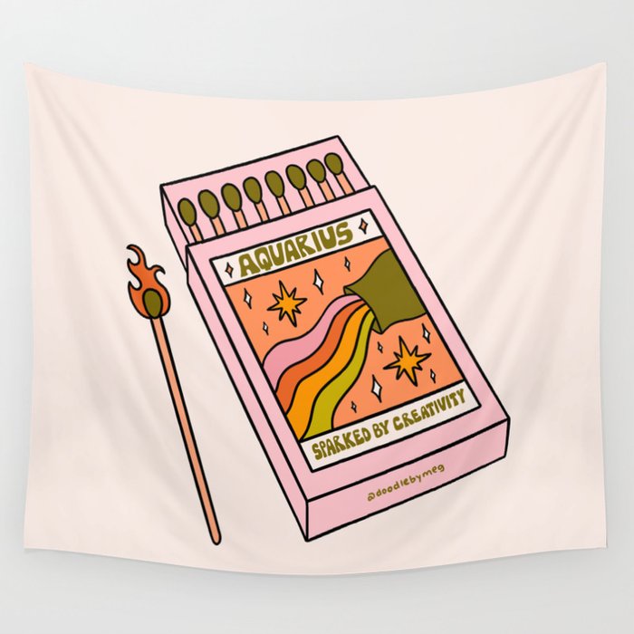 Aquarius Matchbox Wall Tapestry Gallery Image 4