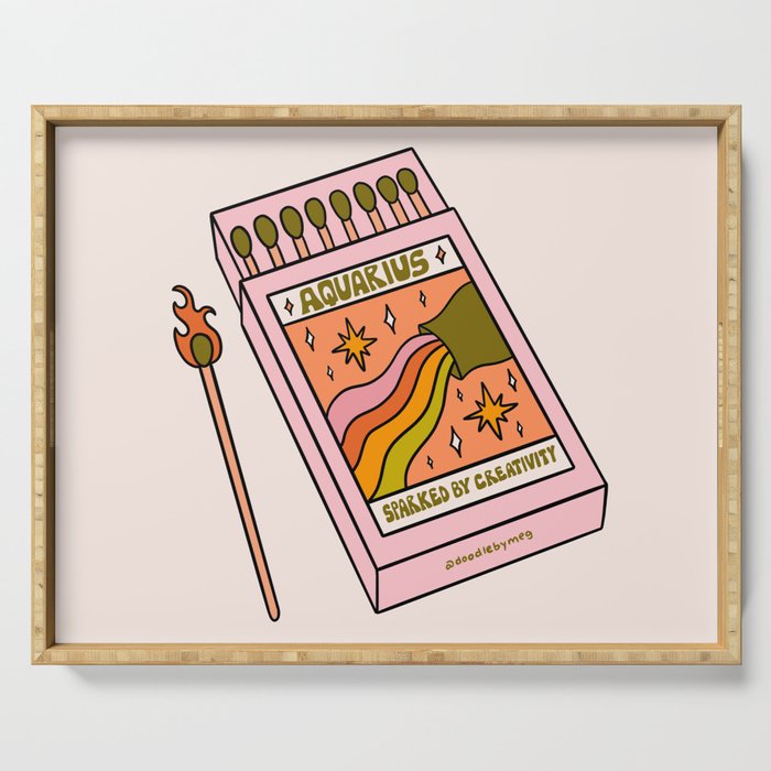 Aquarius Matchbox Serving Tray Gallery Image 1