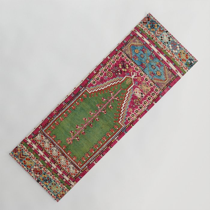 Kirsehir Central Anatolian Prayer Rug Print Yoga Mat Gallery Image 1