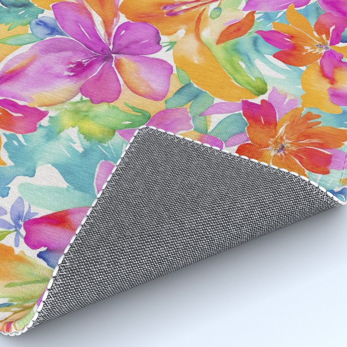 Fragments Of Botanical Memory Multicolor Flowers Rug Gallery Image 4