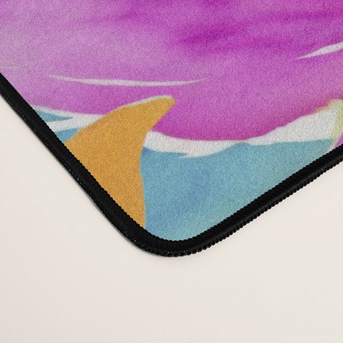 Fragments Of Botanical Memory Multicolor Flowers Desk Mat Gallery Image 4