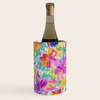 Fragments Of Botanical Memory Multicolor Flowers Wine Chiller Gallery Image 2