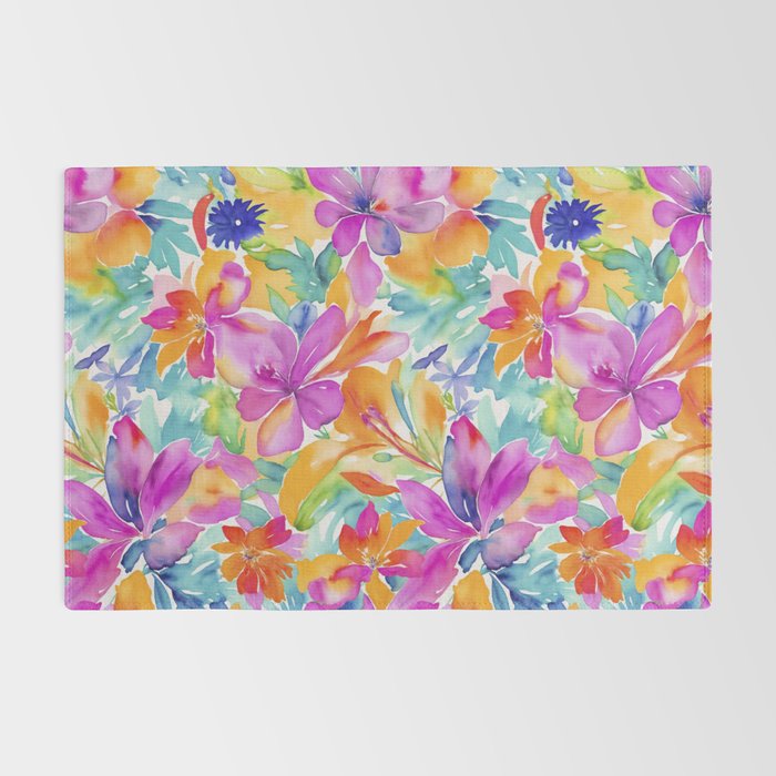 Fragments Of Botanical Memory Multicolor Flowers Rug Gallery Image 2