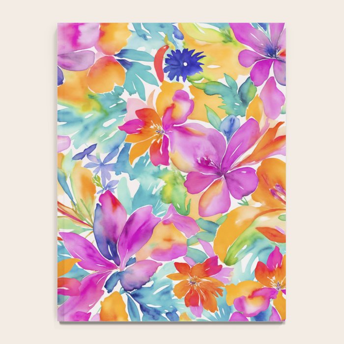 Fragments Of Botanical Memory Multicolor Flowers Notebook Gallery Image 4