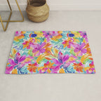 Fragments Of Botanical Memory Multicolor Flowers Rug Gallery Image 1