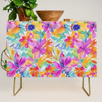 Fragments Of Botanical Memory Multicolor Flowers Credenza Gallery Image 1