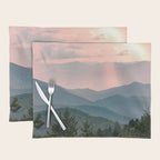 Smoky Mountain Pastel Sunset Placemat Gallery Image 1