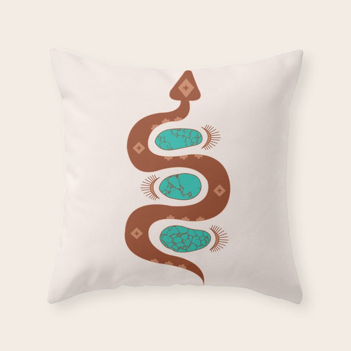 Southwestern Slither Throw Pillow Gallery Image 6