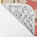 Coral berries: fall florals no.19 Bath Mat Gallery Image 2