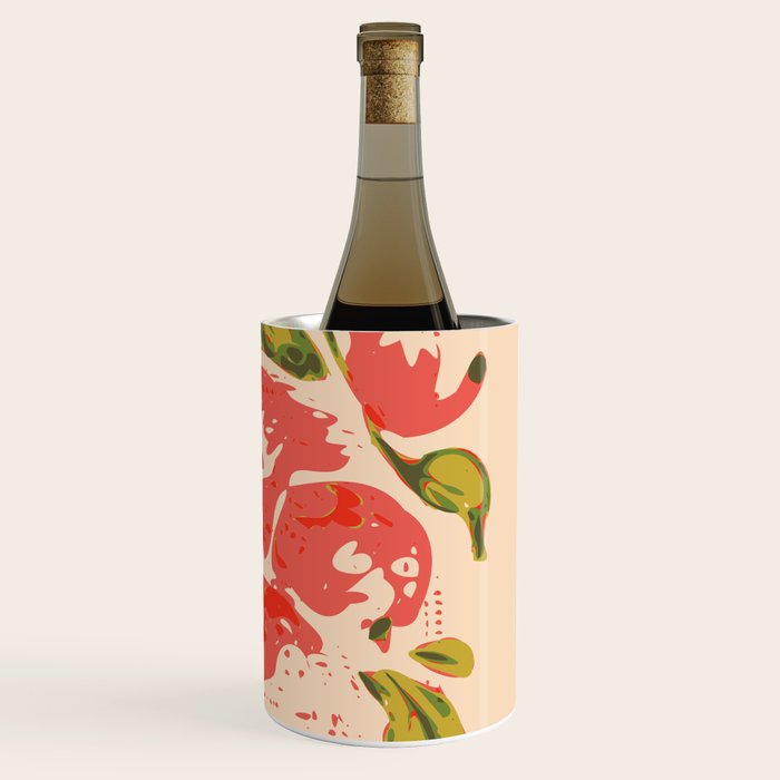 Coral berries: fall florals no.19 Wine Chiller Gallery Image 3