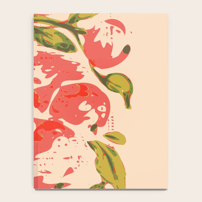 Coral berries: fall florals no.19 Notebook Gallery Image 4