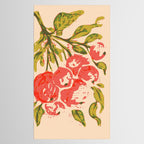 Coral berries: fall florals no.19 Tablecloth Gallery Image 2