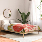 Coral berries: fall florals no.19 Comforter Gallery Image 2