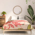Coral berries: fall florals no.19 Comforter Gallery Image 3