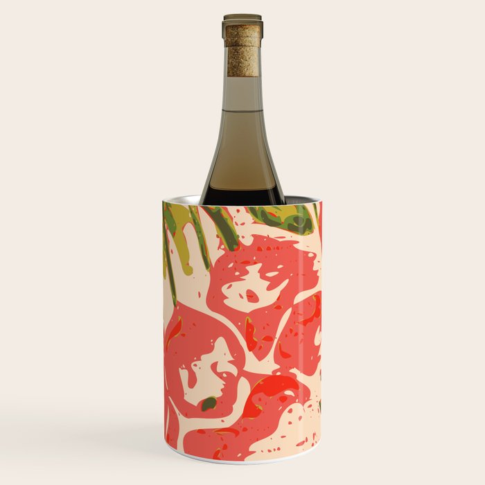 Coral berries: fall florals no.19 Wine Chiller Gallery Image 1