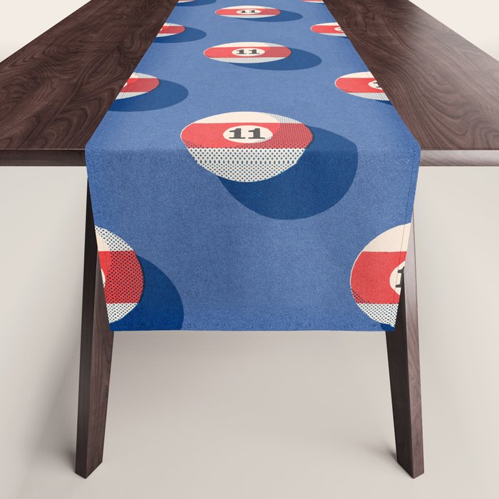 BALLS Billiards - pattern Table Runner Gallery Image 1