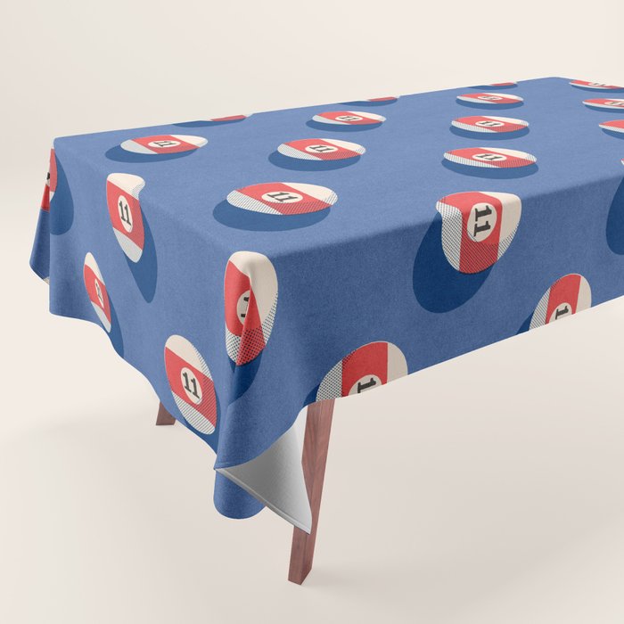 BALLS Billiards - pattern Tablecloth Gallery Image 1