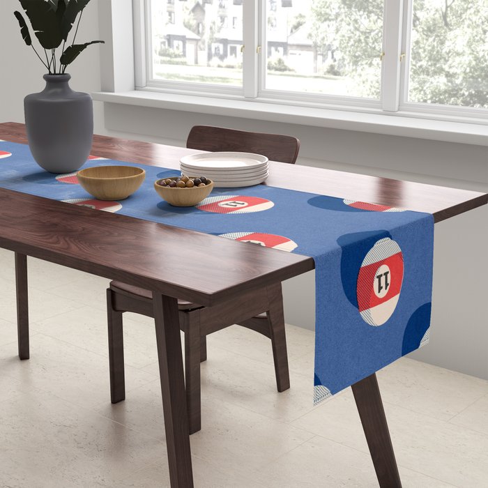 BALLS Billiards - pattern Table Runner Gallery Image 2