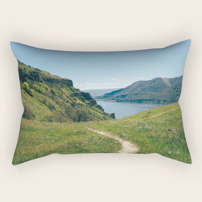 Spring Gorge Rectangular Pillow Gallery Image 1