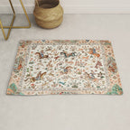 Tabriz Antique Persian Hunting Rug Print Rug Gallery Image 1