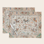 Tabriz Antique Persian Hunting Rug Print Placemat Gallery Image 1