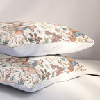 Tabriz Antique Persian Hunting Rug Print Pillow Sham Gallery Image 3