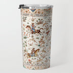 Tabriz Antique Persian Hunting Rug Print Travel Mug Gallery Image 3