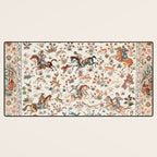 Tabriz Antique Persian Hunting Rug Print Desk Mat Gallery Image 3