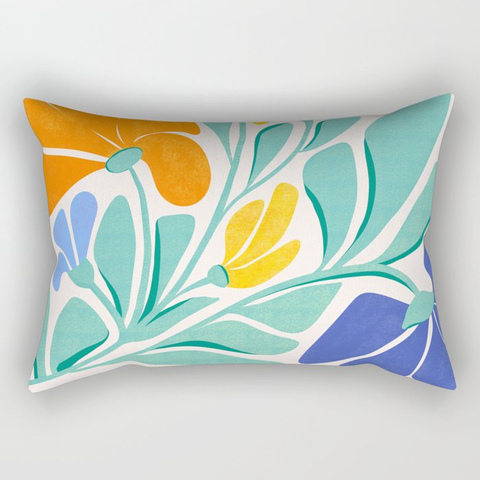 Whimsical Wildflowers Rectangular Pillow Gallery Image 2