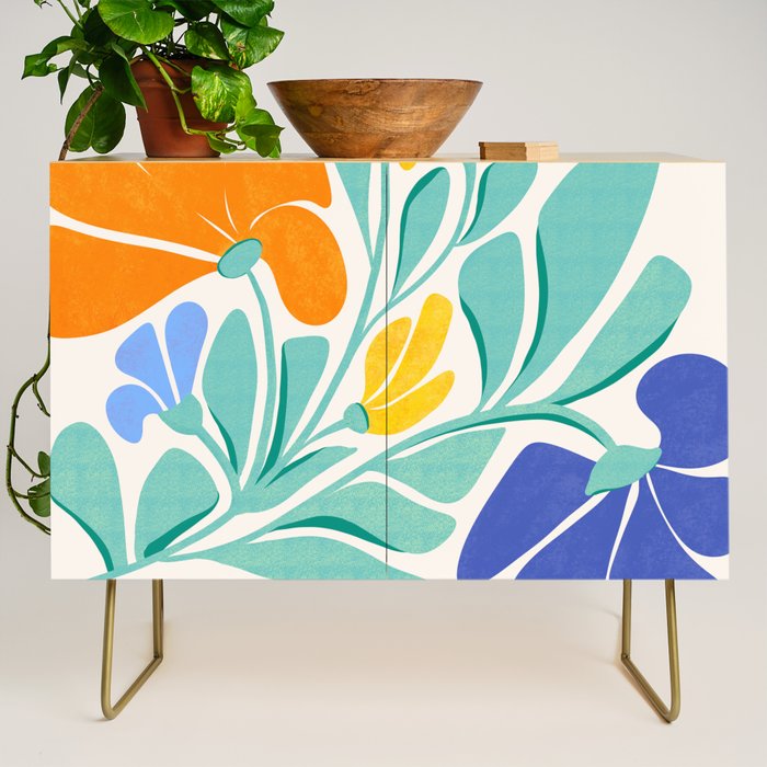 Whimsical Wildflowers Credenza Gallery Image 1