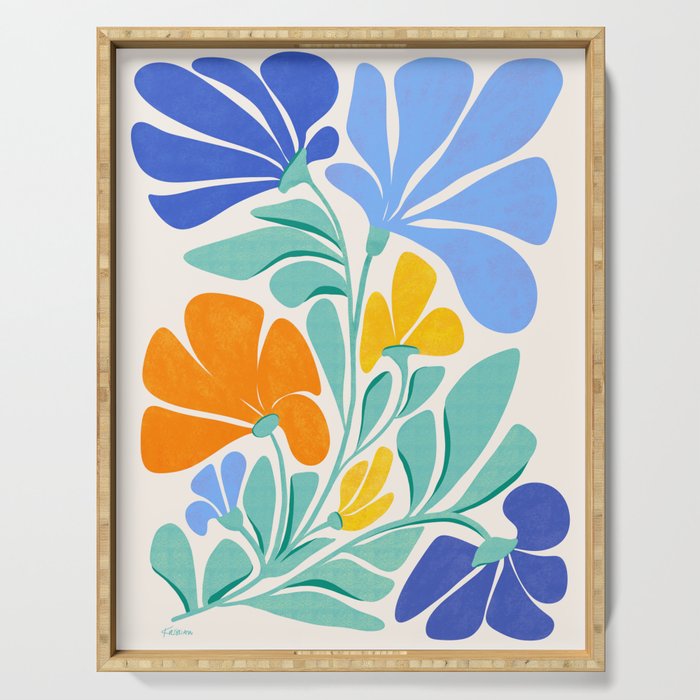 Whimsical Wildflowers Serving Tray Gallery Image 1