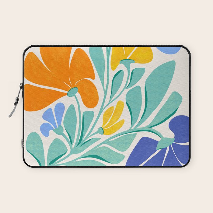 Whimsical Wildflowers Laptop Sleeve Gallery Image 1