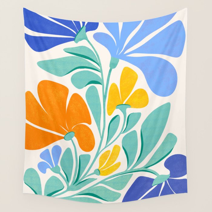 Whimsical Wildflowers Wall Tapestry Gallery Image 4