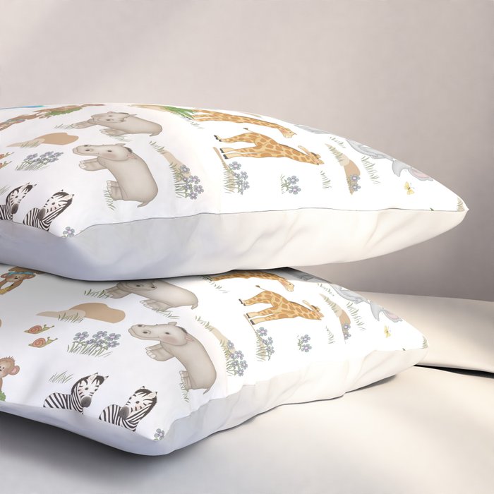Noahs Ark Animals Pillow Sham Gallery Image 3