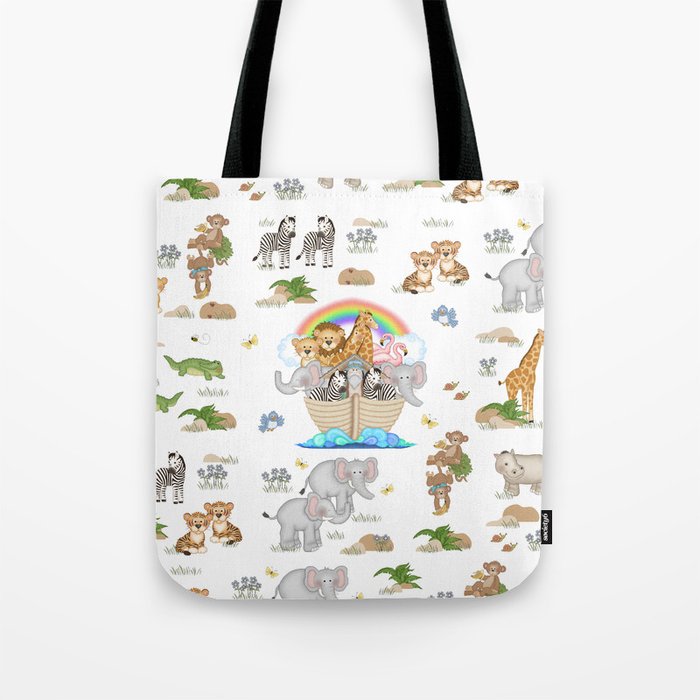 Noahs Ark Animals Tote Bag Gallery Image 1